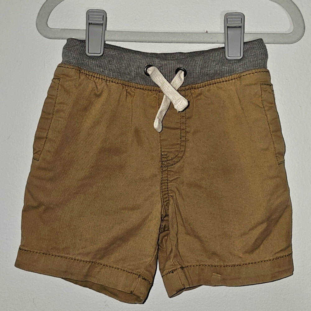 GUC | 18M | Cat & Jack | Khaki Pull-On Shorts with Drawstring